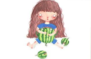 坐等夏天吃瓜,静待炎炎夏日，尽享清凉美味时光